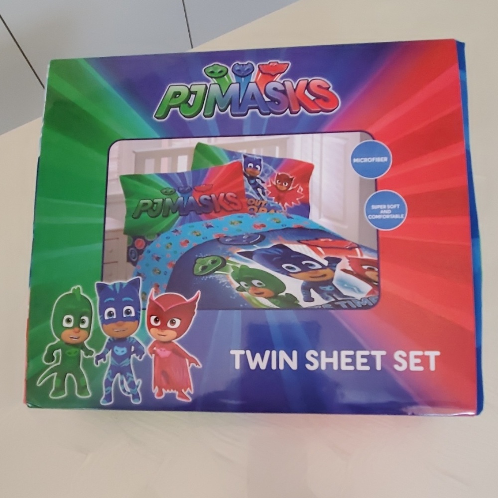 PJmasks Twin Sheet Set